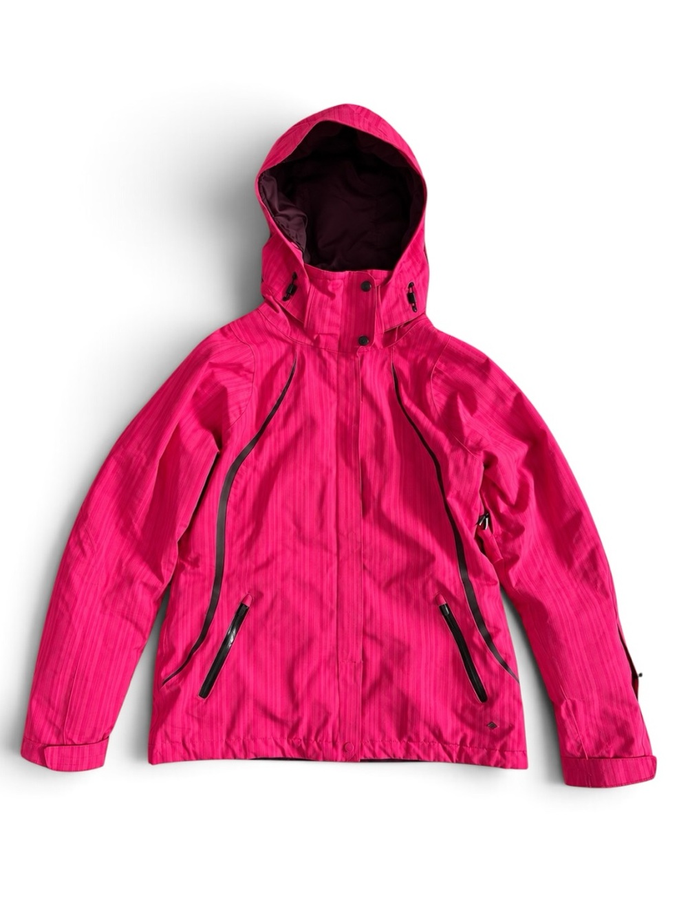 Columbia Omni-Heat Insulated Ski Snowboard Jacket Pink Red Size Large